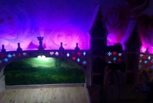 Декоративная подсветка в интерьере Цвета диодный плитка на стене фотография
